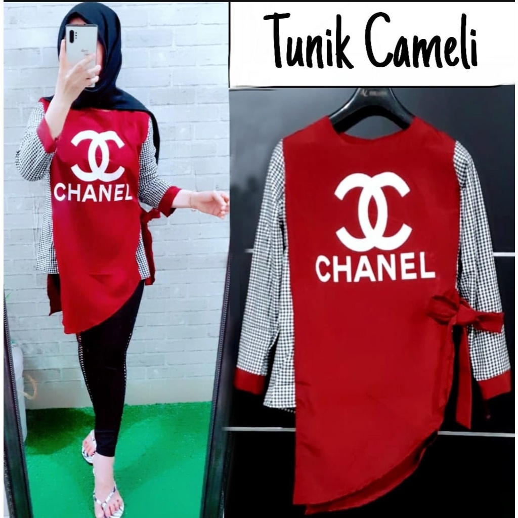 +[HNFK] Tunik / Atasan Tunik lia / Tunik Casual Wanita Terbaru Lengan Panjang