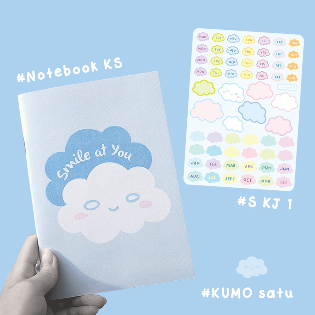 

KUMO's SMILE | NOTEBOOK, STICKER, BUNDLE
