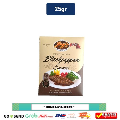 

Jay's Kitchen Blackpepper Sauce Steak 25 gr
