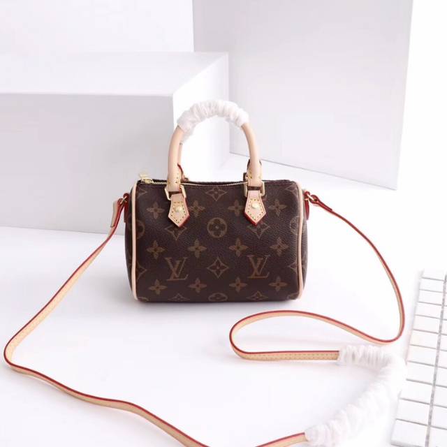 LV NANO SPEEDY MINI M61252 / TAS WANITA / MIRROR QUALITY
