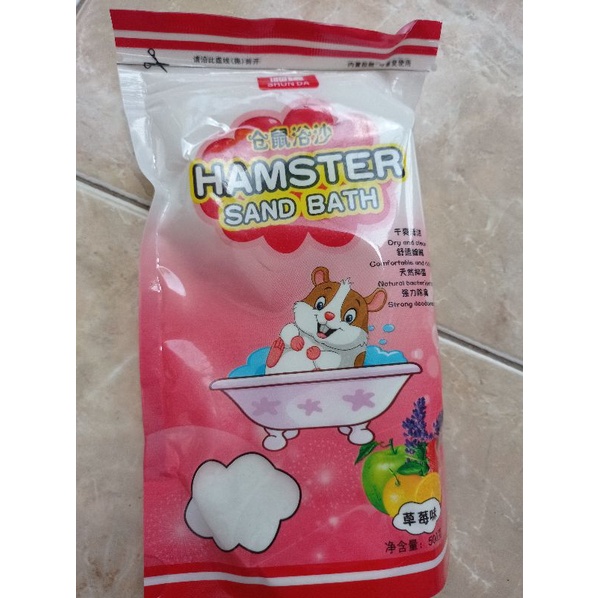 Pasir Mandi Hamster / Bathing Sand Shun Da 500gr