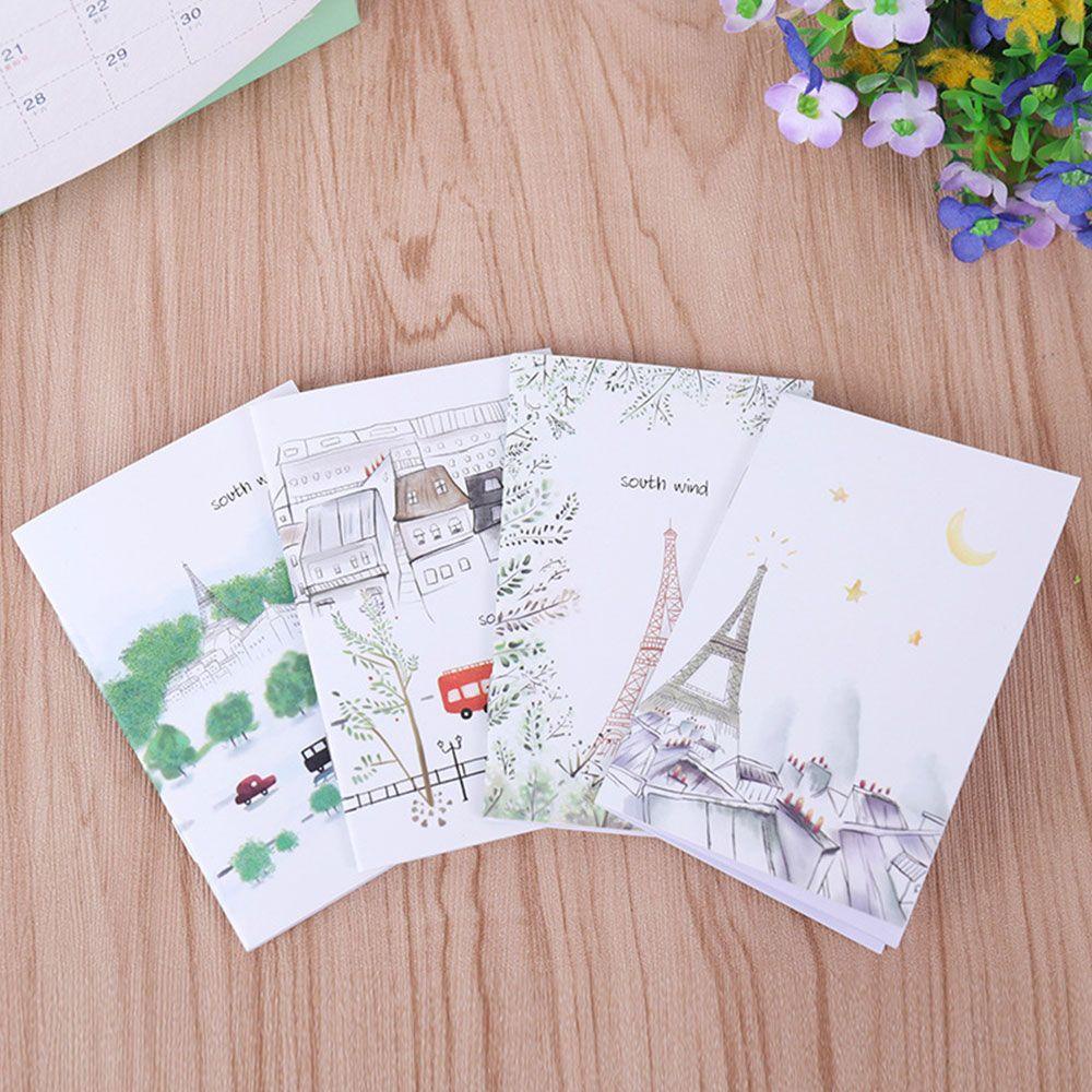 Pineapple 5PCS/5Books Mini Pocket Notepad Siswa Mudah Dibawa Diary Kartun Notebook