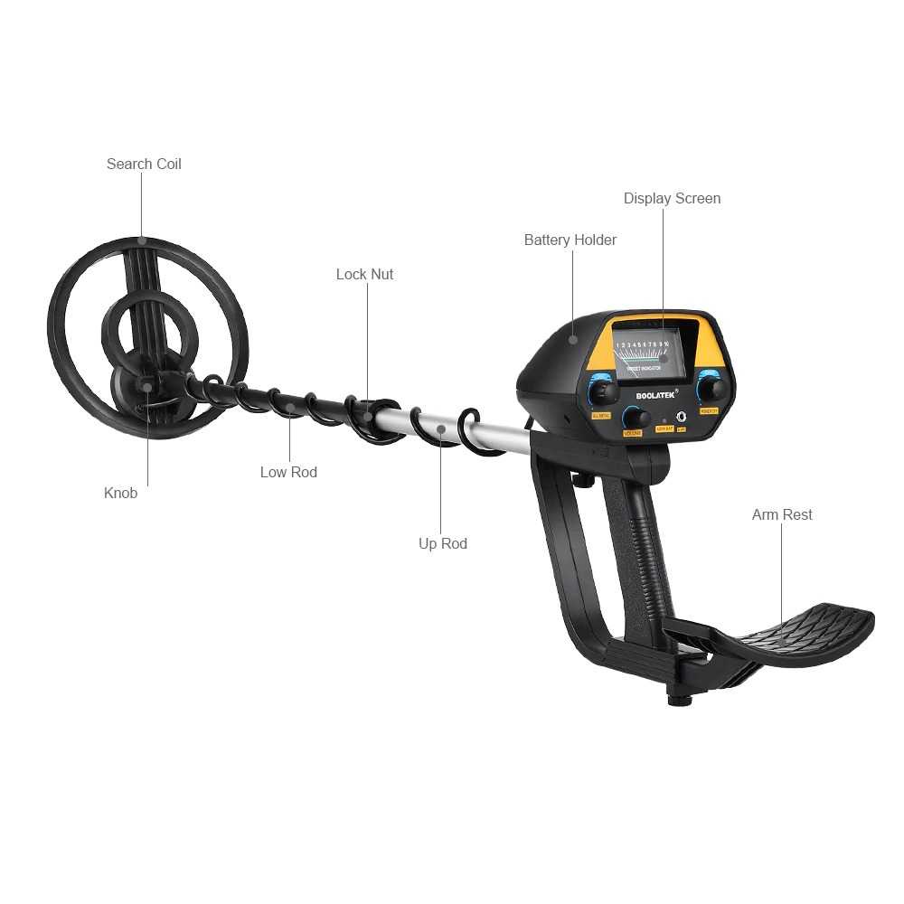 KingDetector Underground Metal Gold Detector - MD-4030P-Hitam