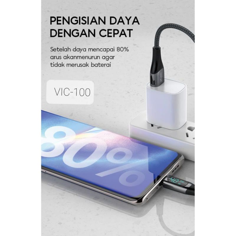 Kabel Data VIVAN VIC100 ORIGINAL Type C
