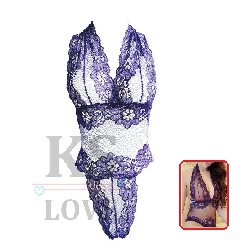 Lingerie Sexy Leotard Swimsuit Stretch Lace Seksi