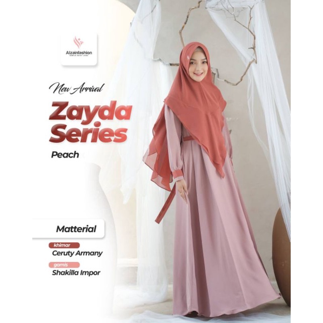 Zayda Series ory AlZahinfashio Ready set khimar
