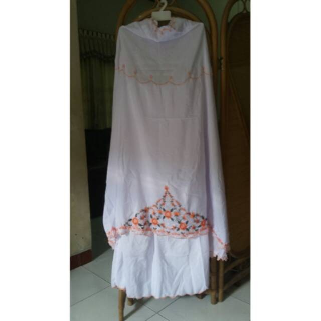 Mukena Bordir Murah (Bordir Komputer)