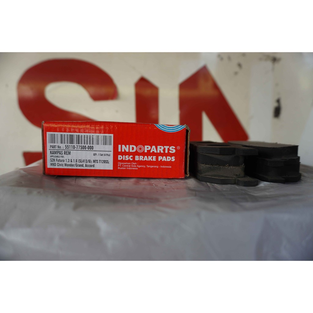 Brake Pads Kampas Rem Depan Suzuki Futura/Mitsubishi T120SS Indoparts