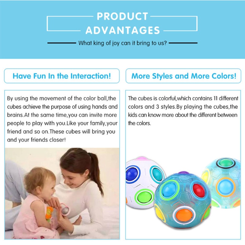 Mary Orbiting Ring Sensory Fidget Stress Release Toy Untuk Terapi Tangan Hadiah Anak