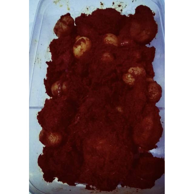 

Rendang daging sapi+kentang kecil