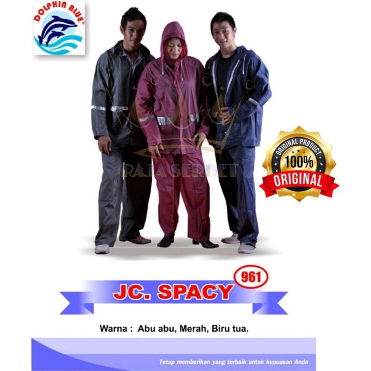 Jas Hujan Dolphin Jaket Celana Murah SPACY