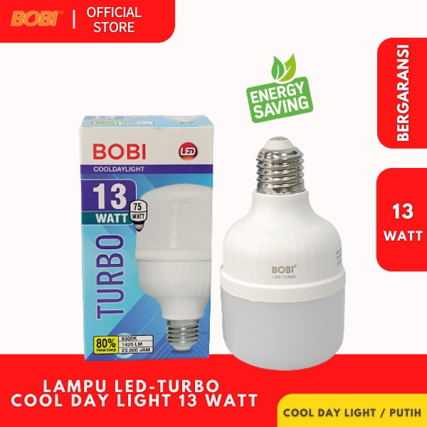 Lampu Led Turbo / Lampu Bohlam BOBI / Watt Bervariasi - Lampu Hemat Energi