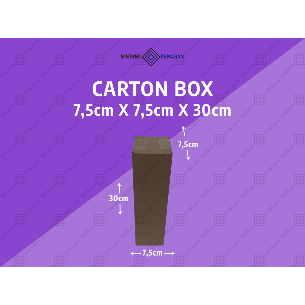 

Kardus Karton Dus Botol 7,5x7,5x29,5cm Dus Packing Botol