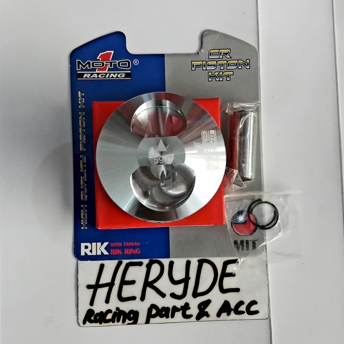 Piston Moto1 59 Pen 13 Moto 1 Racing Seher 59Mm Pin 13 Double Ring (Kode Zk L K 010))