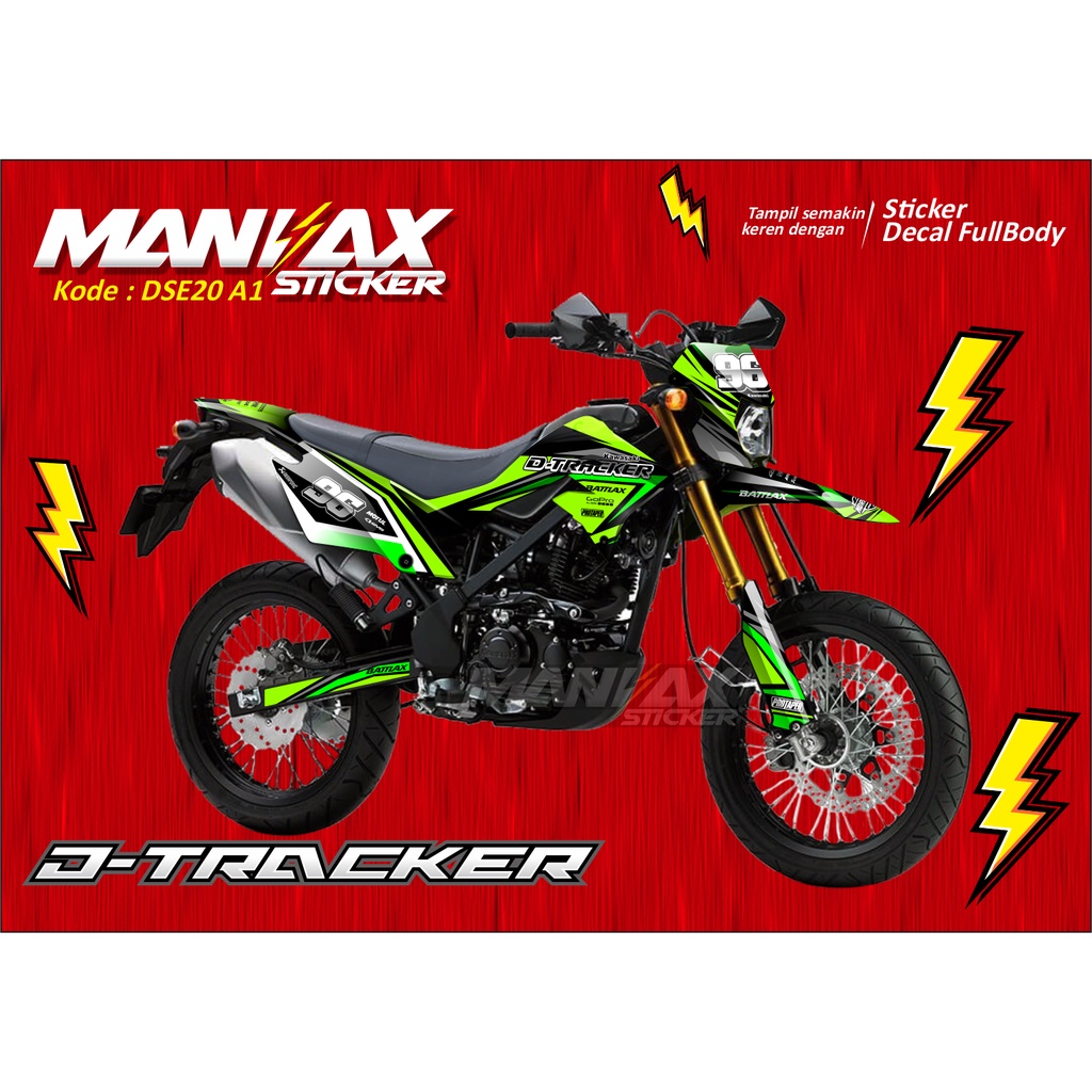 Decal Stiker DTRACKER 150 / KLX SE / Dtracker SE Fullbody - Striping Dtracker - DSE20