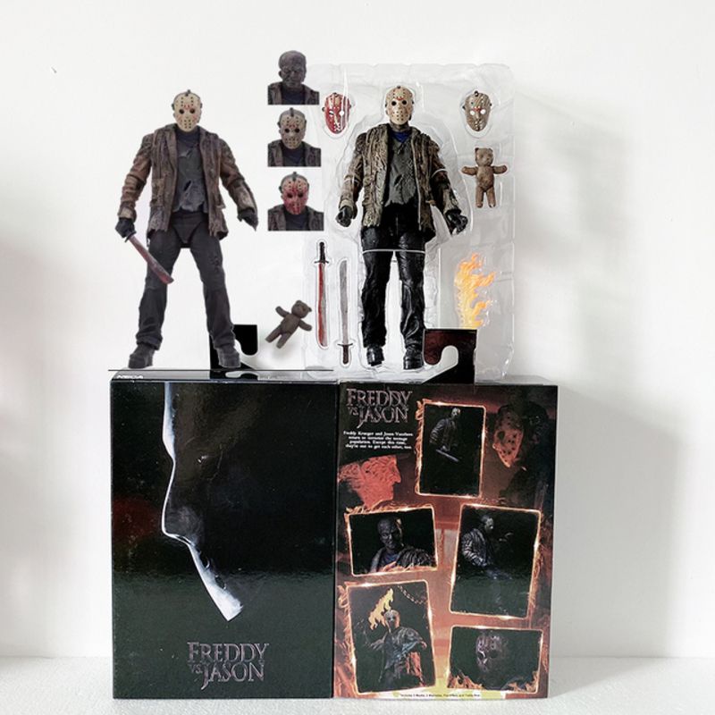 NECA Freddy VS Jason Action Figure Model Jason Voorhees Movable Toy Collection