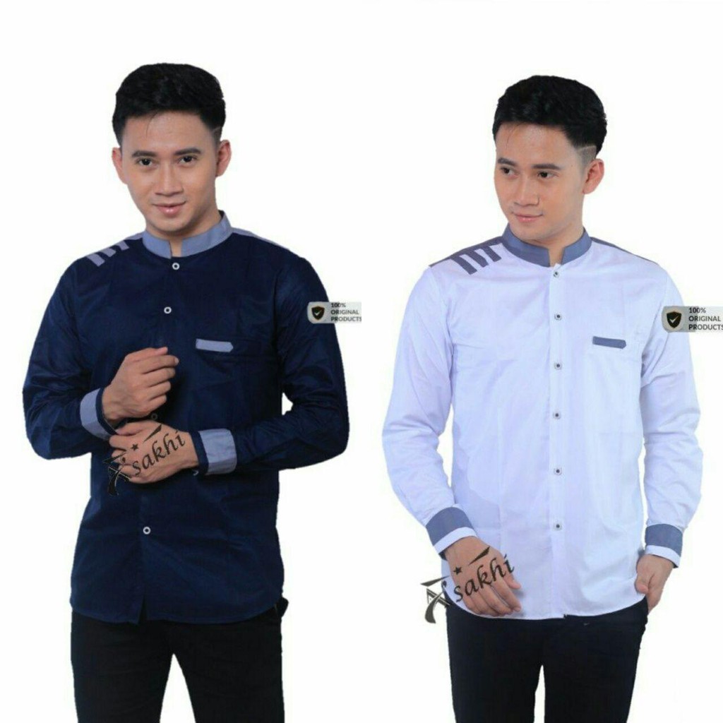 Baju Muslim pria Koko pria Modern Koko Azzahir