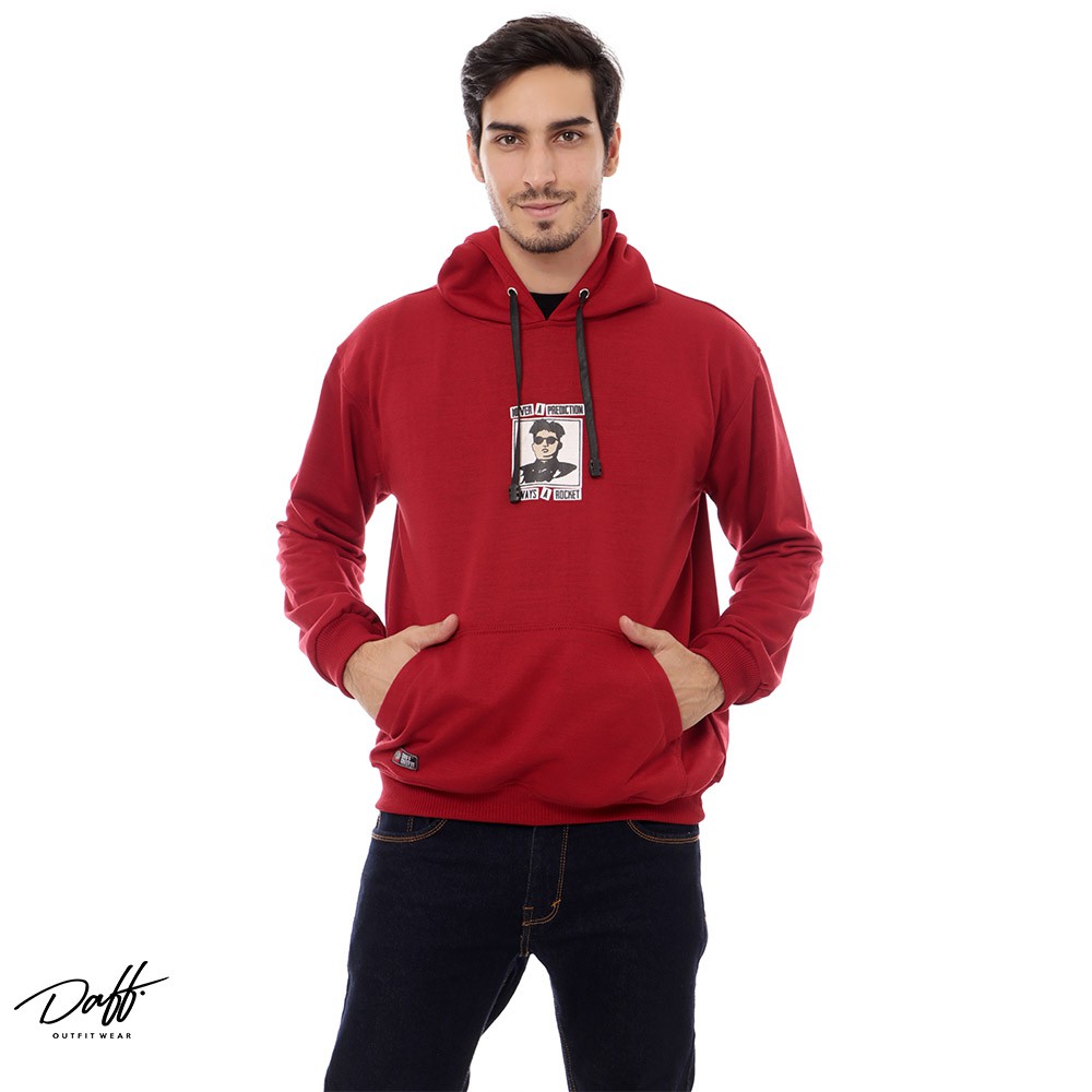 Daffproject- Hoodie Pria Rocket Man