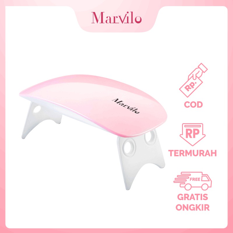 Marvilo Alat Pengering  Kutek Cat  Kuku Mini Pink Shopee 