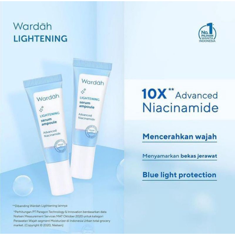 `ღ´ PHINKL `ღ´ ᘺᗩᖇᕲᗩᕼ Wardah Lightening Serum Ampoule pencerah wajah 5ml / 8 ml / 30 ml