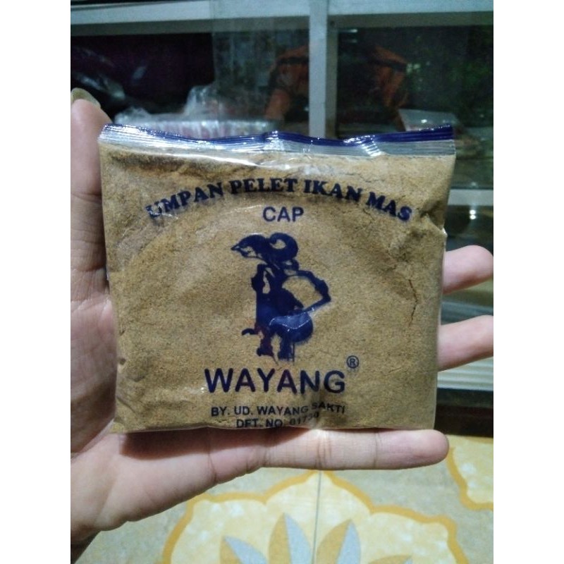 umpan pelet ikan mas cap WAYANG