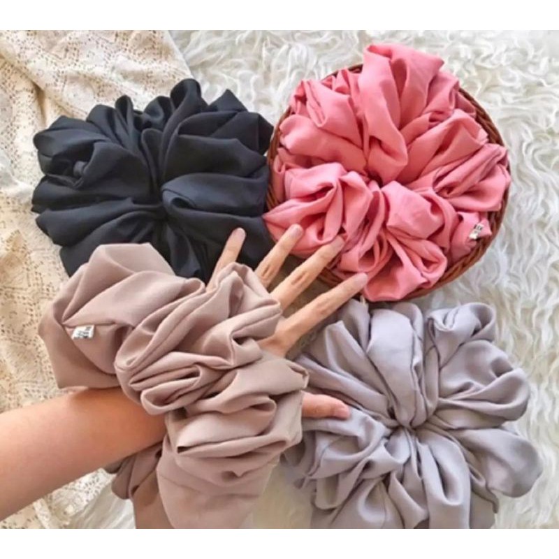 Ikat rambut crunchy jumbo