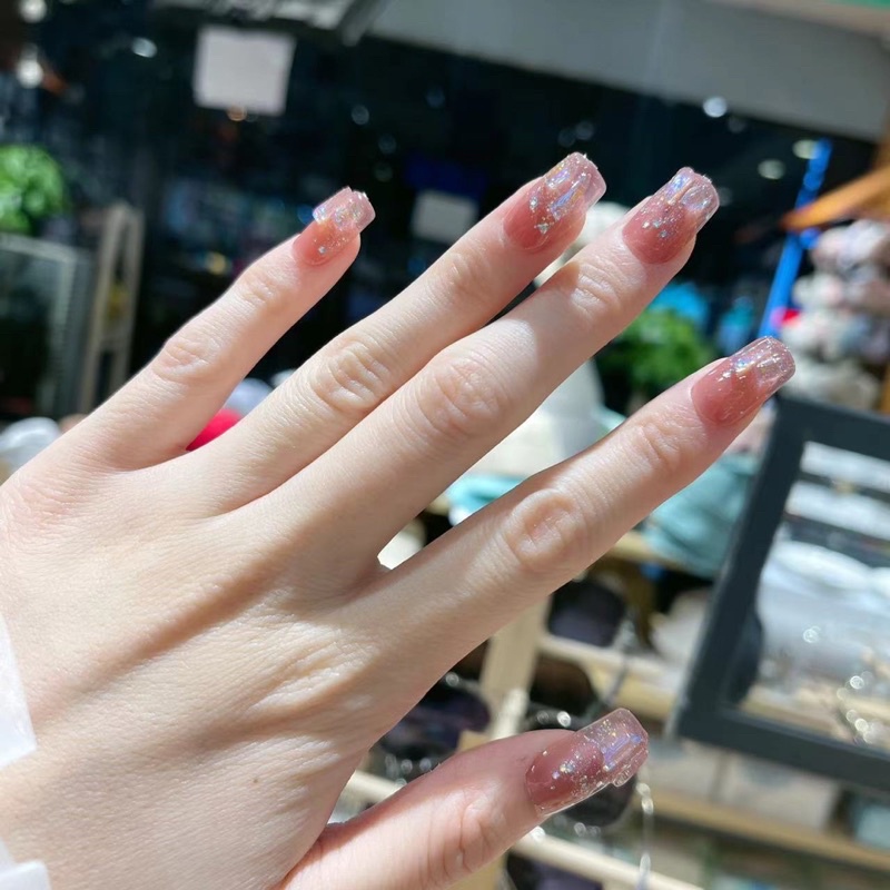 Kuku Palsu 【B20，lem cair】Nikah kuku Wedding False Nailart Pengantin Tangan