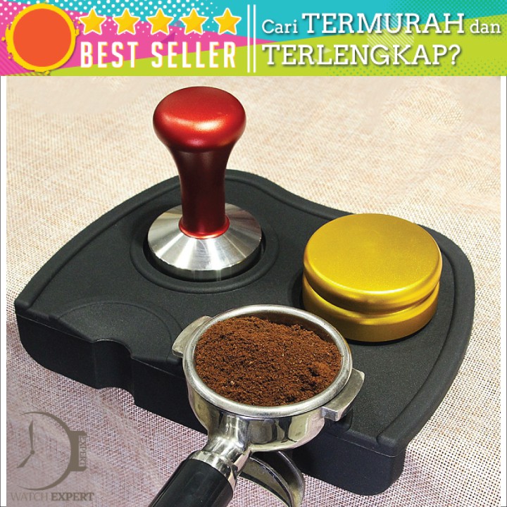 Bisa COD Silicone Holder Mat Tamper Kopi Espresso Barista - One Two Cups LB4148