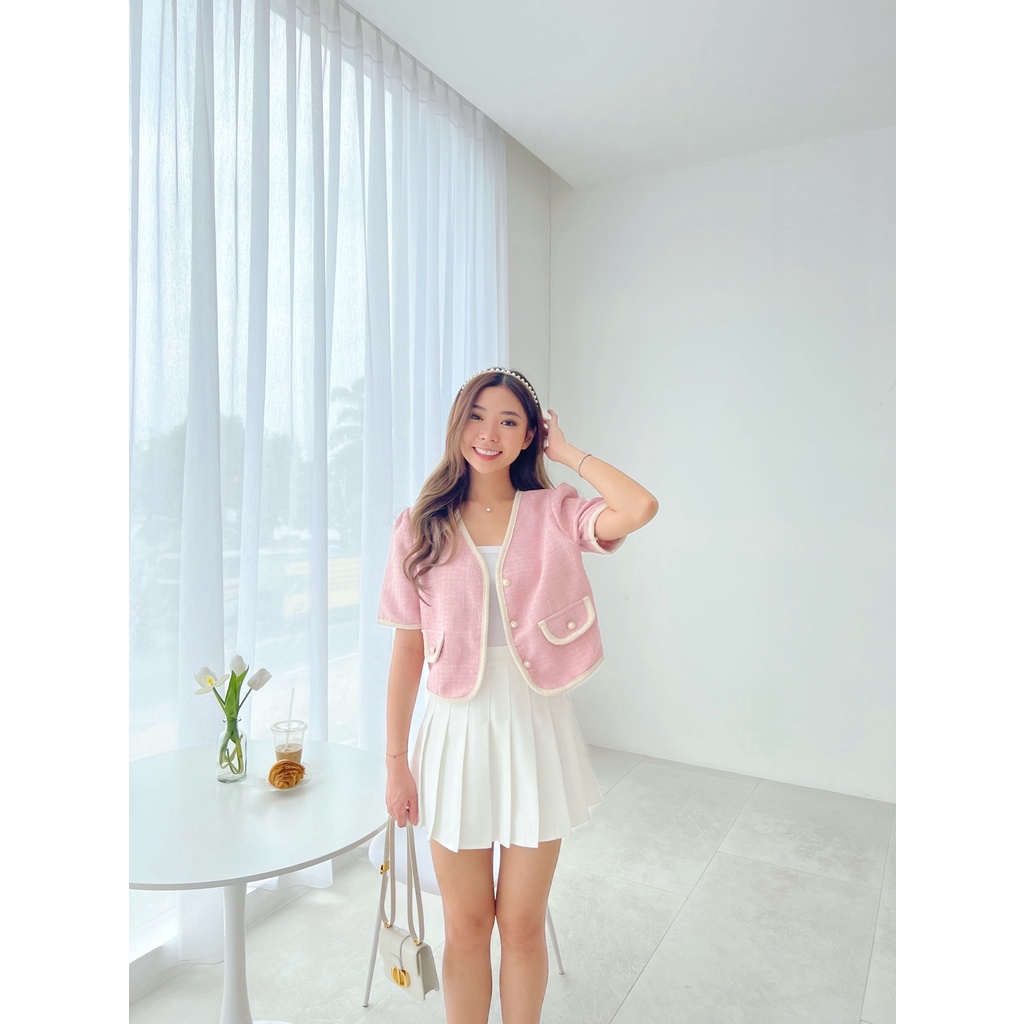 [ Marveile ] Yoon Blazer Top / Blazer Tops Korean