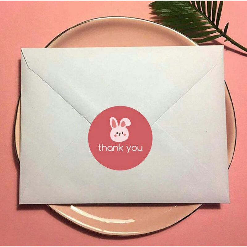 HX120 [500 pcs @ 2.5 cm] Sticker Thank You stiker ucapan terima kasih-4
