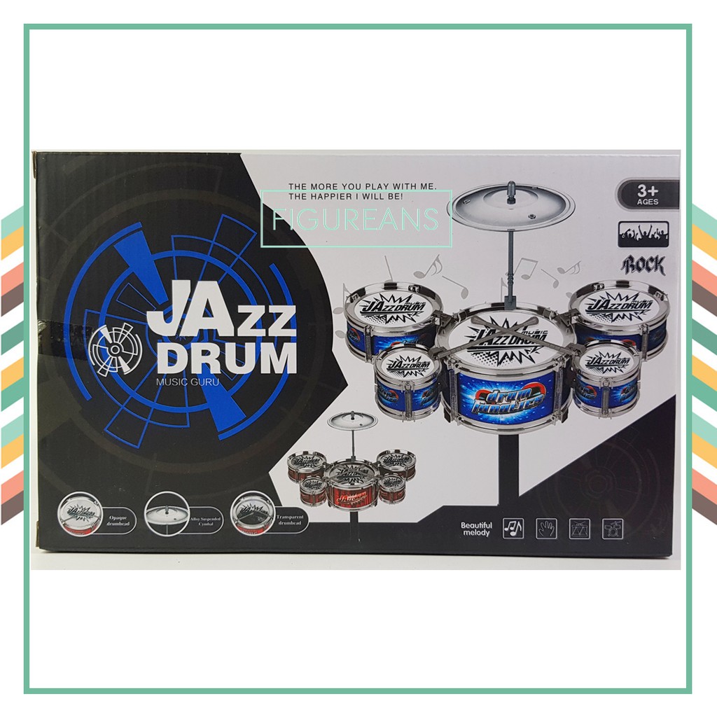 FIGUREANS MAINAN ANAK EDUKASI MURAH MAINAN JAZZ DRUM DUS 6691-1