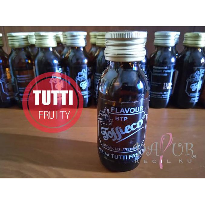 

Toko-Bahan-Kue- Perisa / Essence / Esen / Esens / Pasta Toffieco Tutti Fruity 25 Gr -Terlengkap-
