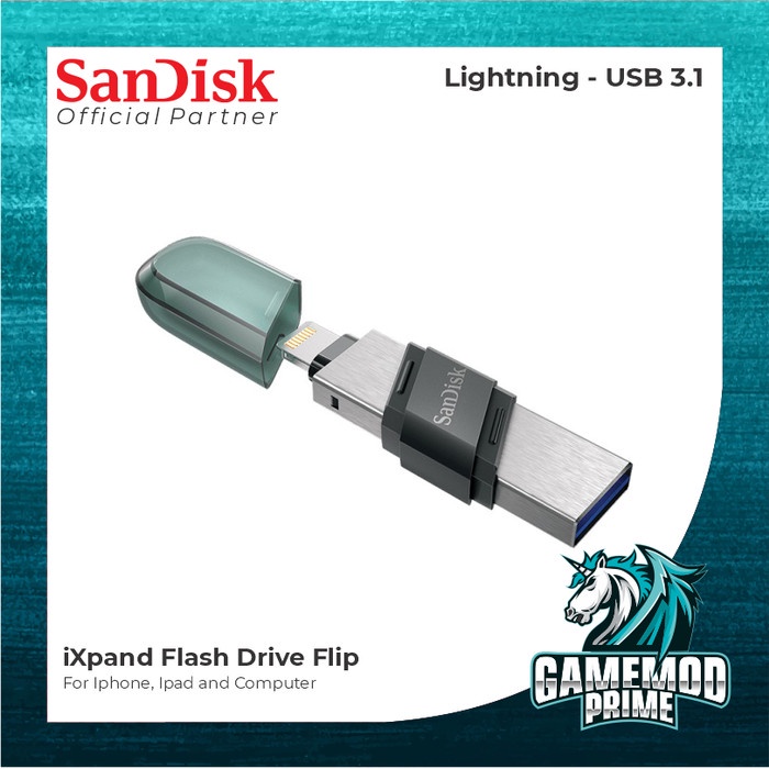 SanDisk iXpand Flip USB 3.1 Flash Drive for iPhone iPad 32 64 128 GB