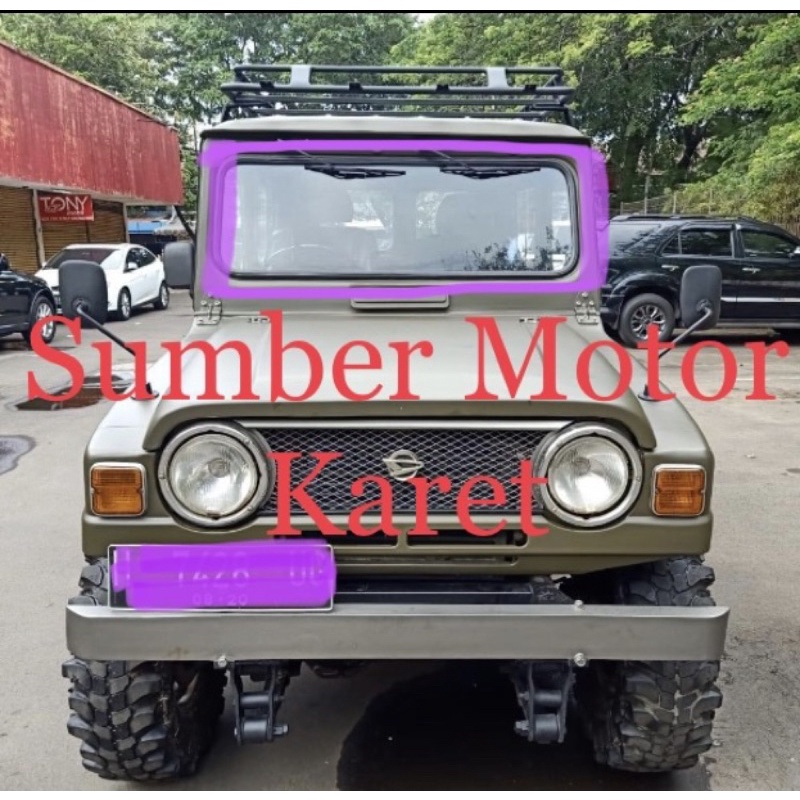 Karet Kaca Depan Taft F50/Taft Kebo