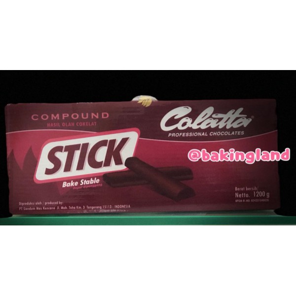 

compound coklat Colatta Dijual stick Diskon