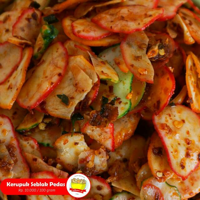 

KERUPUK SEBLAK PEDAS 100 GRAM