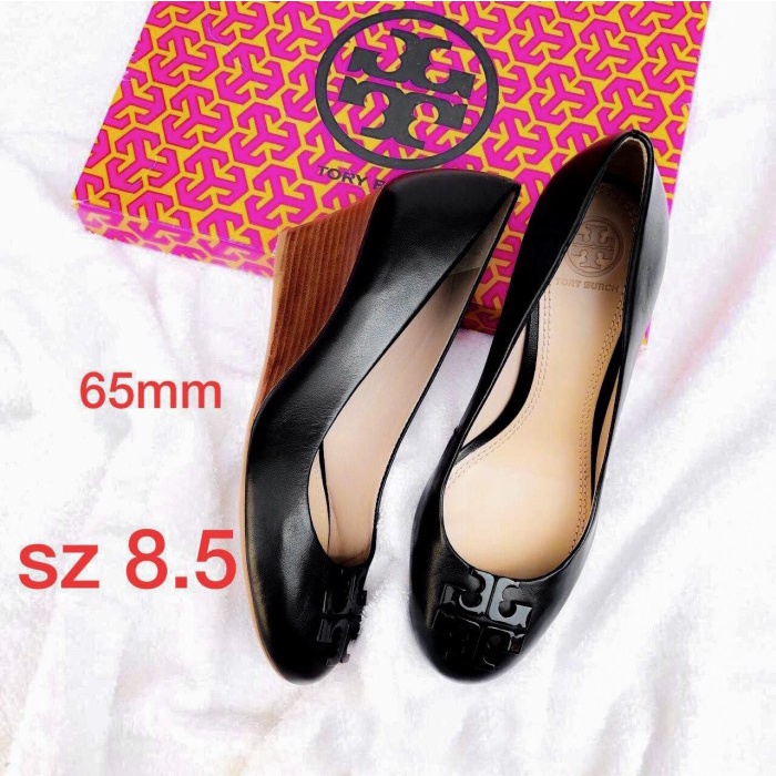 tory burch lowell wedges 6.5 cm heels shoes original
