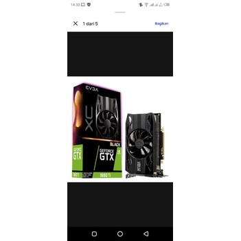vga evga gtx 1660ti 6GB