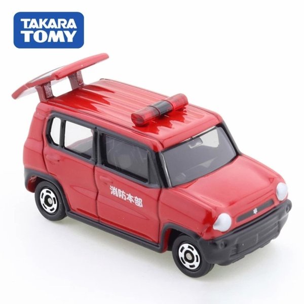 Tomica 106 Suzuki Hustler Fire Command Vehicle Merah