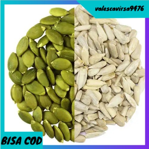 

⭐BISA COD⭐ (Mix 500gr) Pumpkin Seed & Sunflower Seed - Roasted