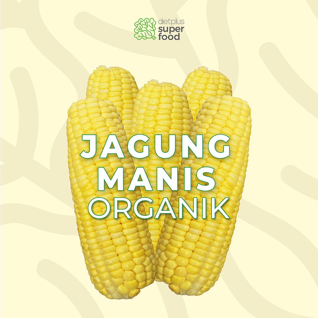 

Jagung Manis Organik Segar 500 gr / 0.5 kg Dietplus Superfood