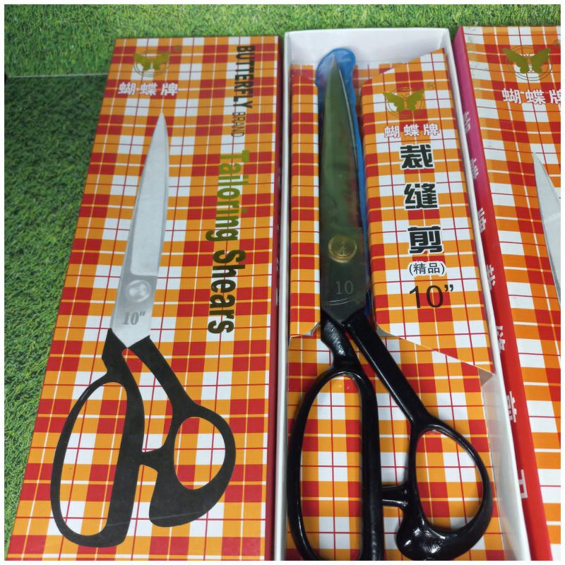 

Gunting kain / Gunting konveksi / gunting 10" buterfly original 100% Import