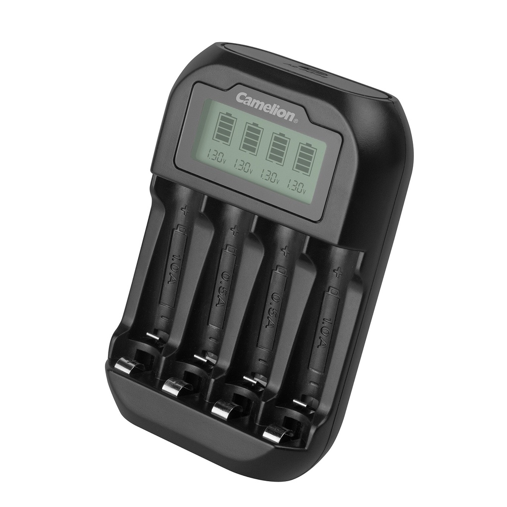 Charger Baterai Camelion BC-1046 + AA 4pcs with LCD Display