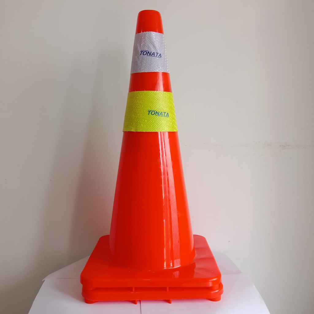 Traffic Cone Kerucut Bahan PVC Rubber