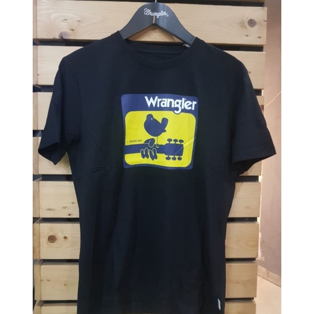 mens t shirt kaos oblong pria wrangler original 100% asli Rp 179.900 size M