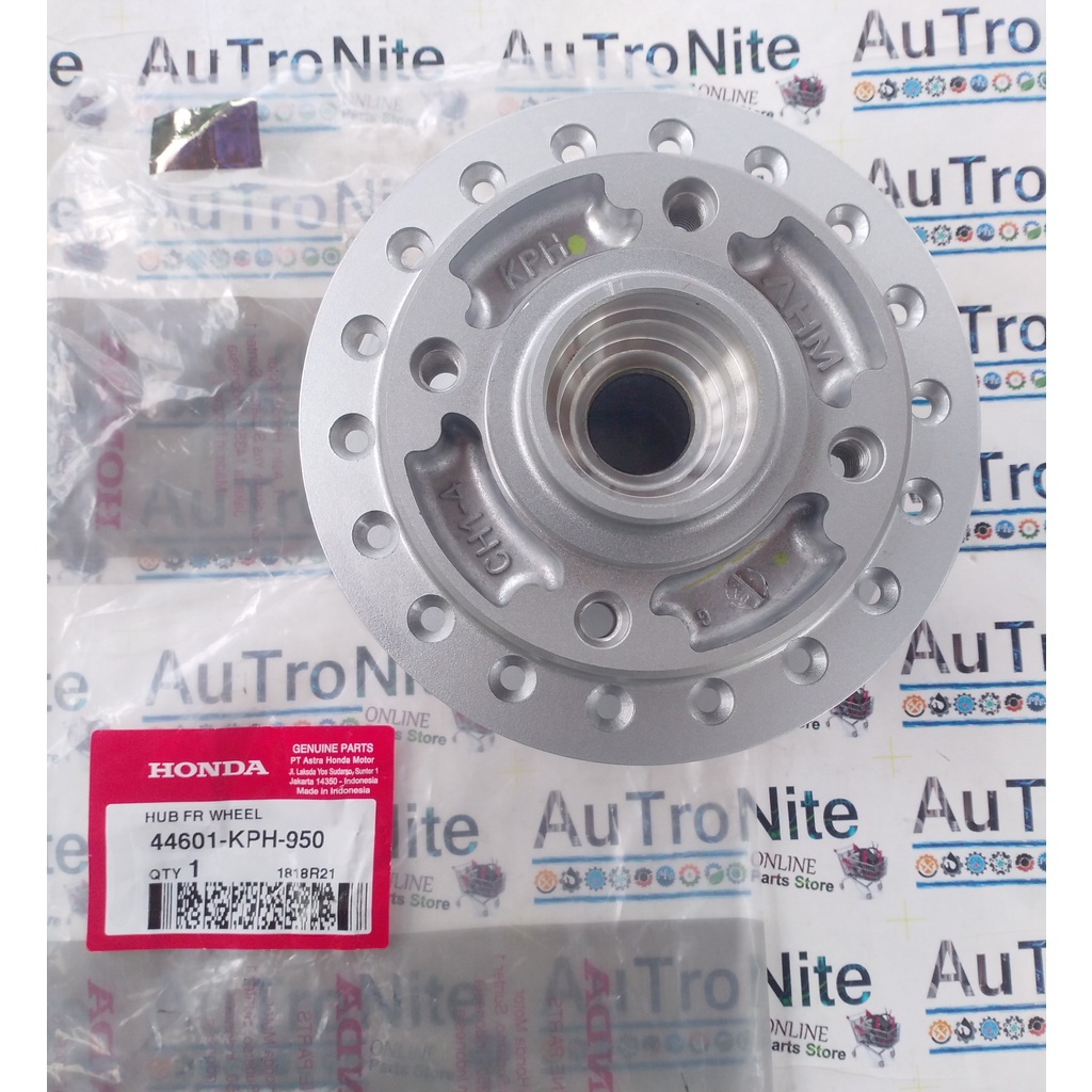 Tromol Depan Cakram Hub FRont Shimmer Silver Metalic 44601-KPH-950 Ori Honda Karisma Supra X 125 D 4