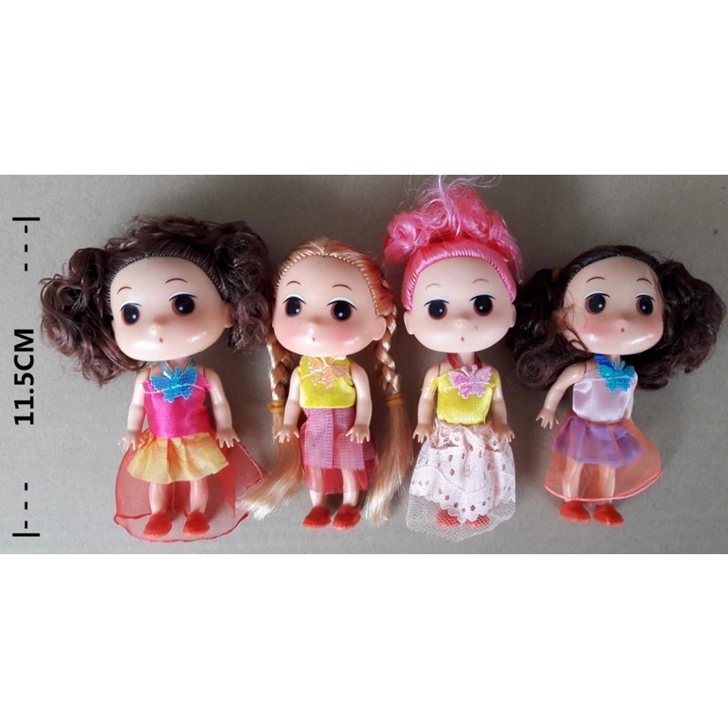 Figure Boneka Dekorasi Kue (4 pcs)/Topper Cake Figure/ Cake Decoration