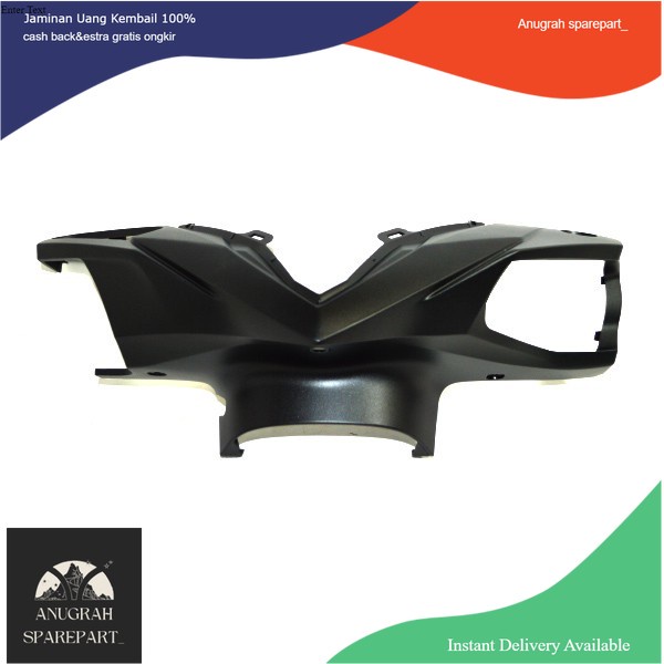 Cover batok depan beat led deluxe  tahun 2020-2021 k1a warna hitam doff/dopp