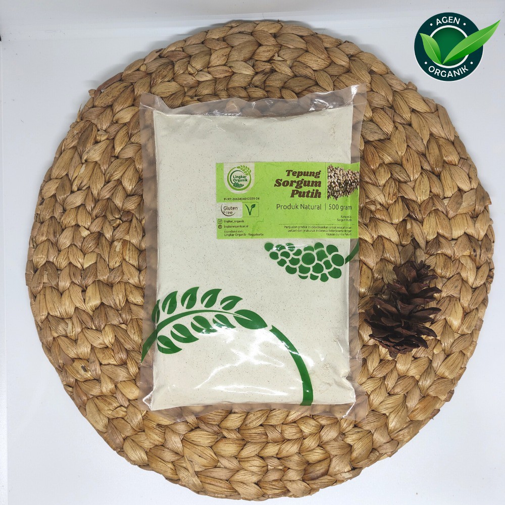 

Lingkar Organik Tepung Sorgum Putih MPASI Gluten Free 500 gram