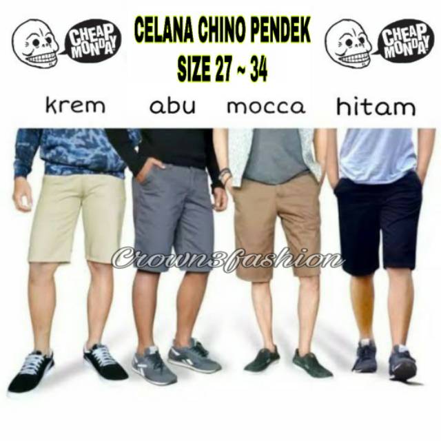 ⭐CELANA CHINO PANJANG &amp; PENDEK  KATUN TWILL TERBARU ✅ COD